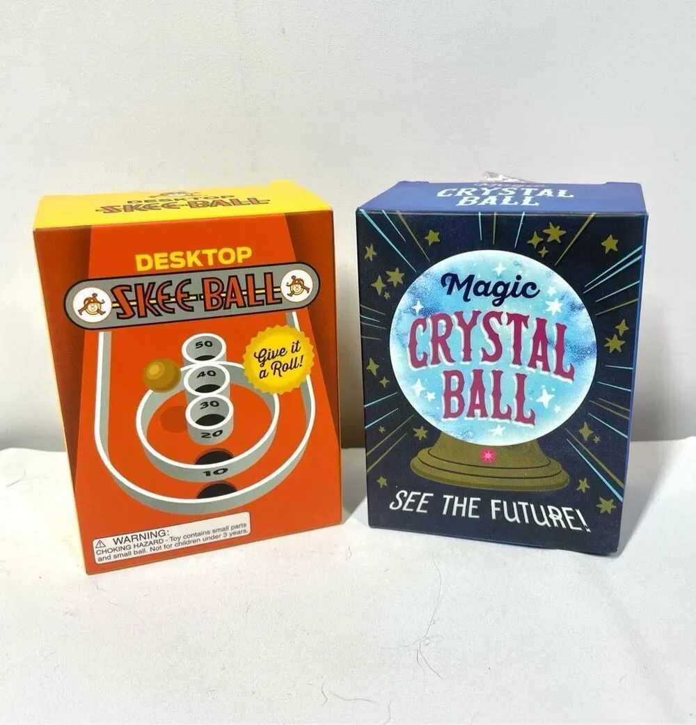 American Zen Day At the Beach Skee Ball & Magic Crystal Ball Desktop Toys New!